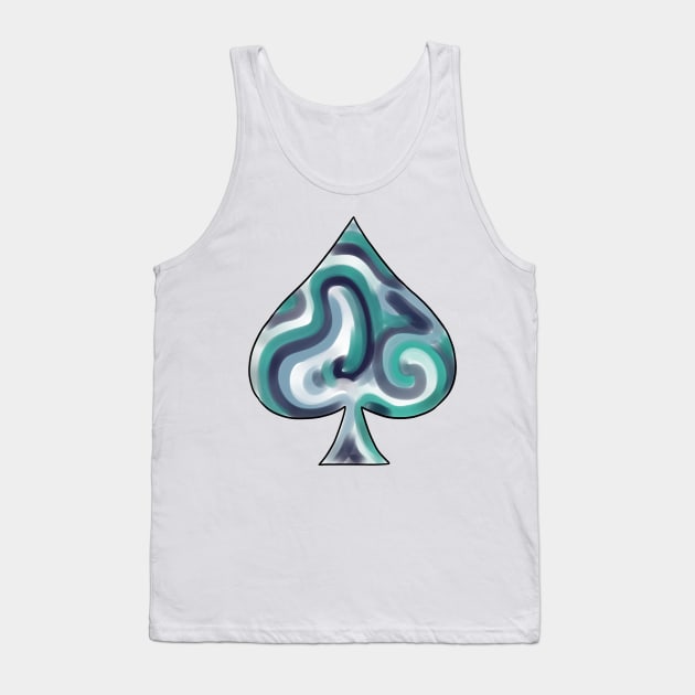 Proud Aces: Oriented Aroace Tank Top by Bestiary Artistry